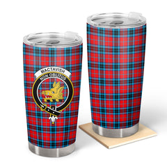 MacTavish Modern Tartan Crest Tumbler