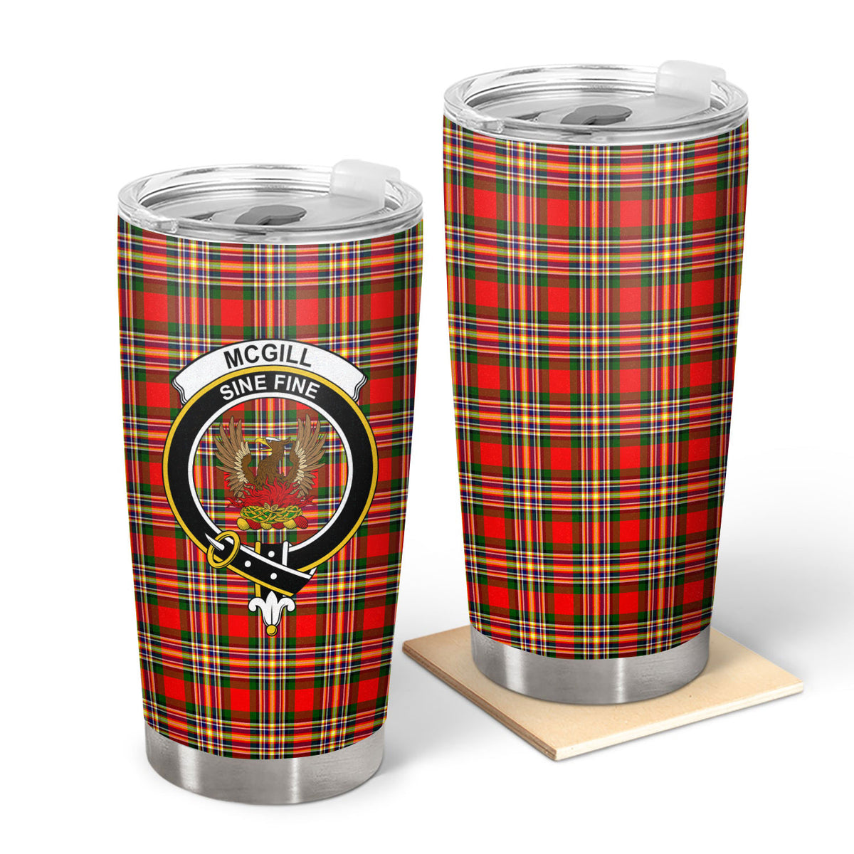 McGill Tartan Crest Tumbler