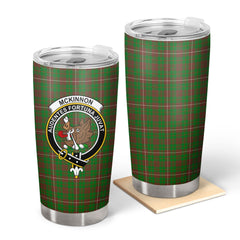 McKinnon Hunting Modern Tartan Crest Tumbler