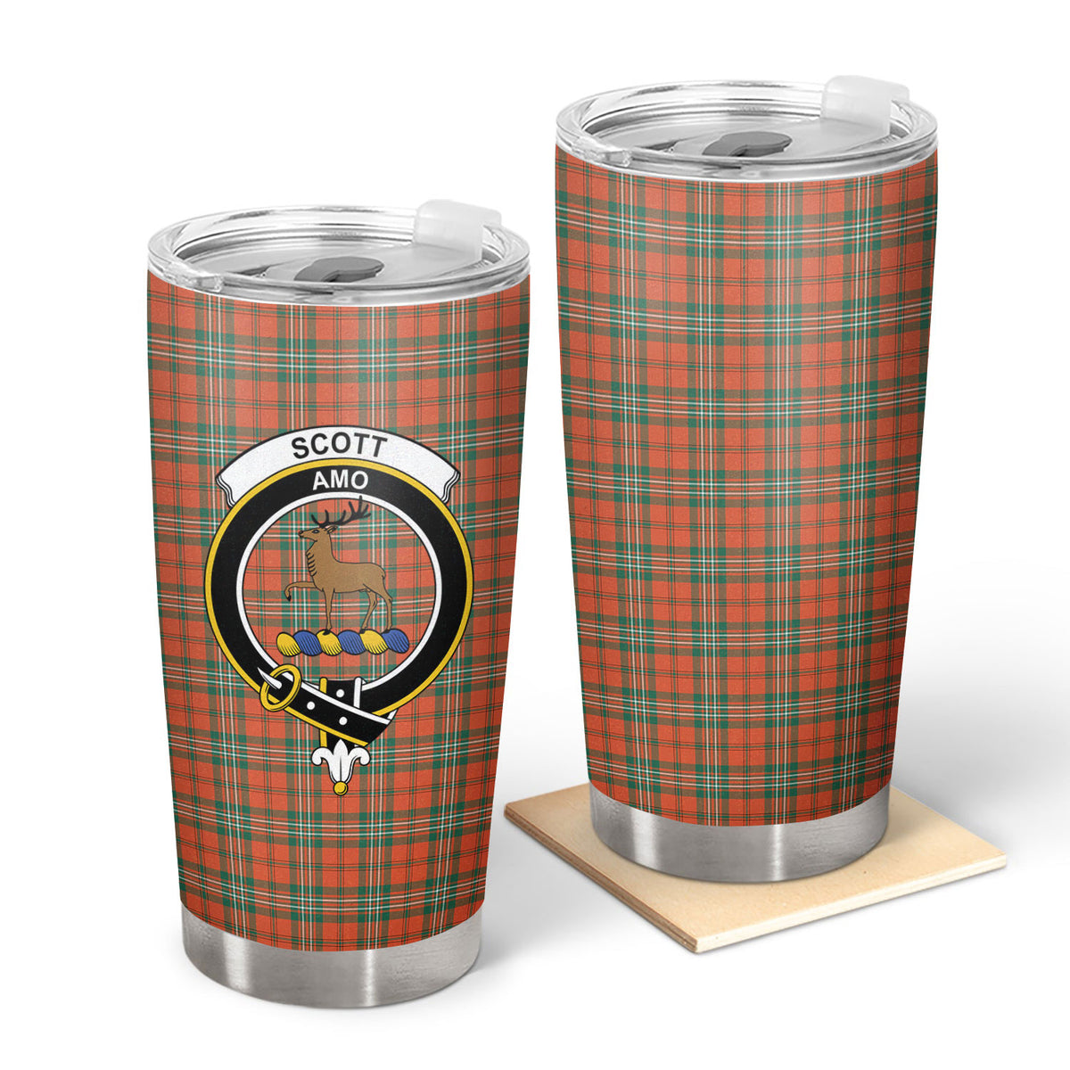 Scott Ancient Tartan Crest Tumbler