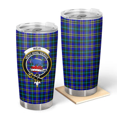 Weir Modern Tartan Crest Tumbler