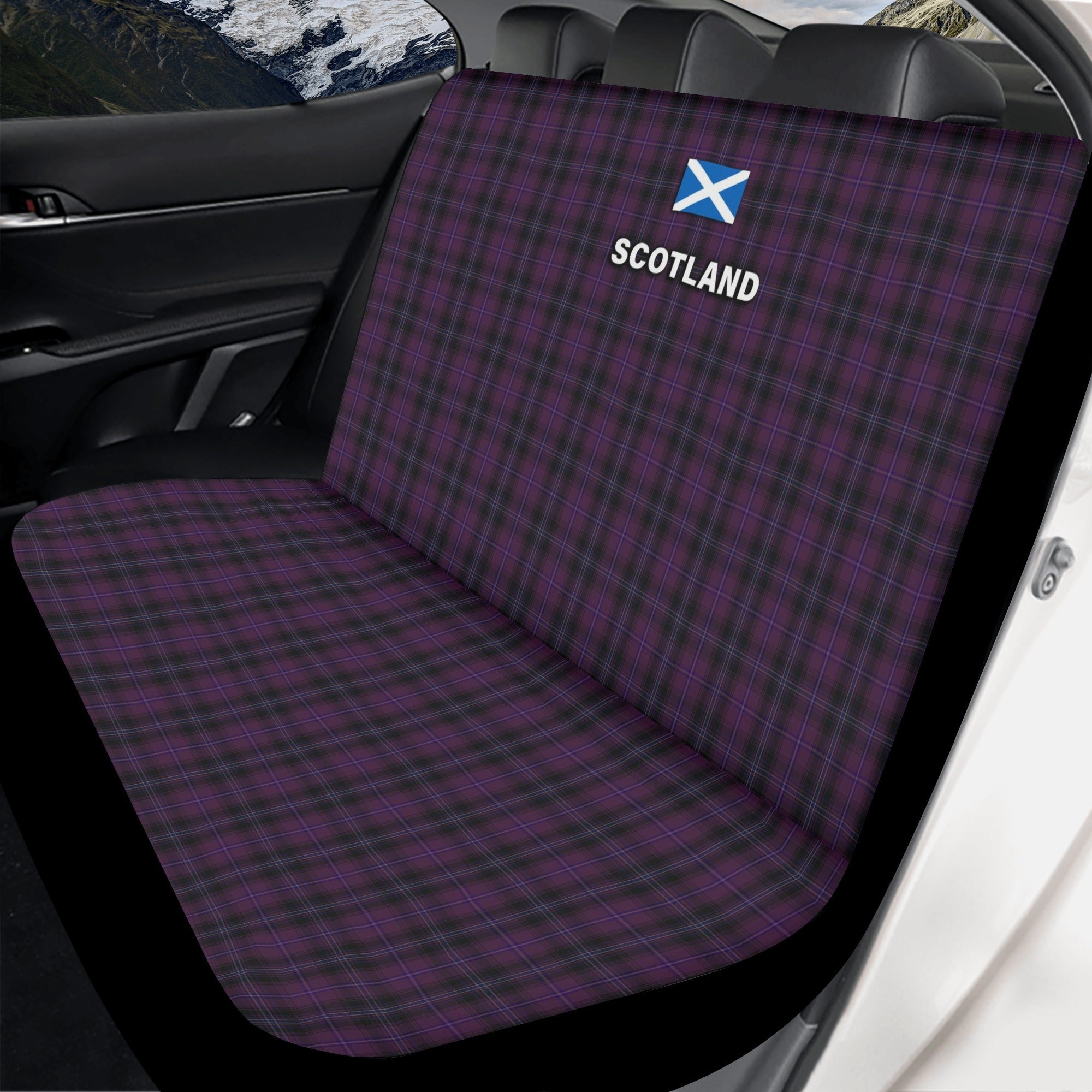 Passion of Scotland Purple Tartan Car Seat Cover
