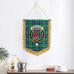Armstrong Ancient Tartan Crest Wall Hanging Banner