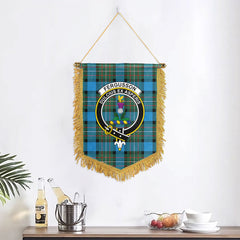 Fergusson Ancient Tartan Crest Wall Hanging Banner