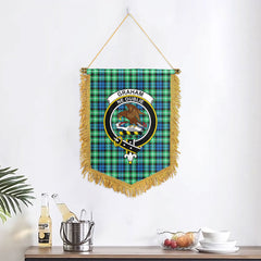 Graham of Montrose Ancient Tartan Crest Wall Hanging Banner