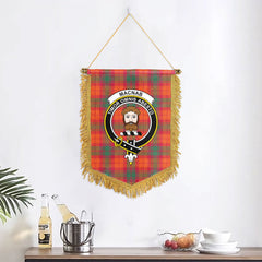 MacNab Ancient Tartan Crest Wall Hanging Banner