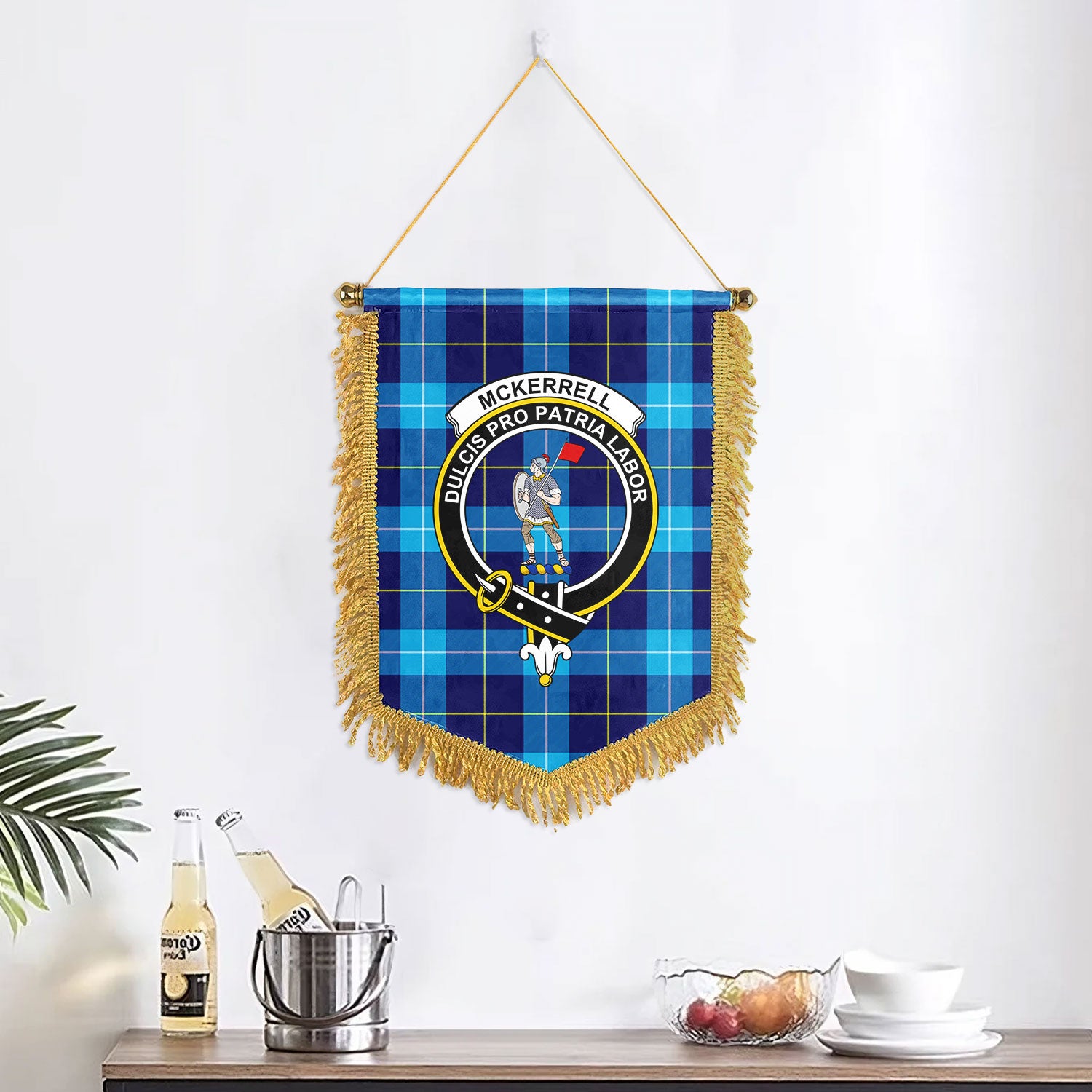 McKerrell Tartan Crest Wall Hanging Banner