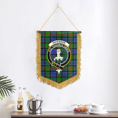 Paterson Tartan Crest Wall Hanging Banner