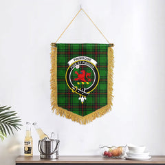 Primrose Tartan Crest Wall Hanging Banner