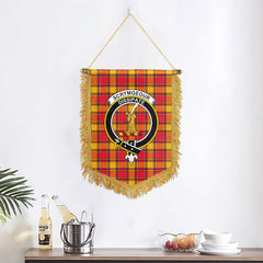 Scrymgeour Tartan Crest Wall Hanging Banner