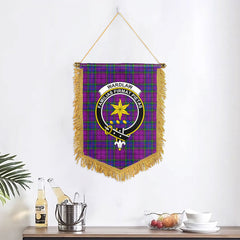 Wardlaw Modern Tartan Crest Wall Hanging Banner