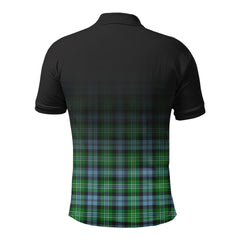 Arbuthnot Ancient Tartan Crest Polo Shirt - Thistle Black Style