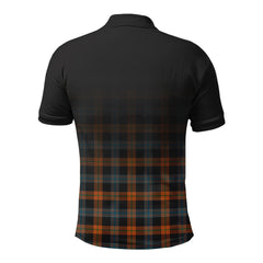 Brown Ancient Tartan Crest Polo Shirt - Thistle Black Style
