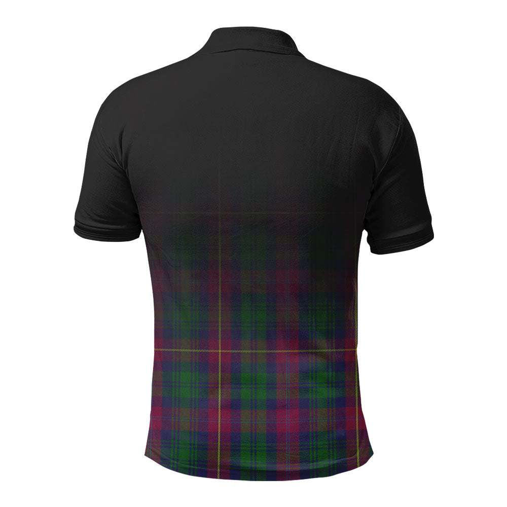 Cairns Tartan Crest Polo Shirt - Thistle Black Style