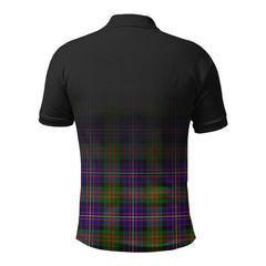 Chalmers Tartan Crest Polo Shirt - Thistle Black Style