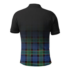 Fletcher Ancient Tartan Crest Polo Shirt - Thistle Black Style