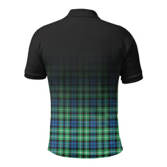 Graham of Montrose Ancient Tartan Crest Polo Shirt - Thistle Black Style