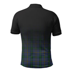 Hope Tartan Crest Polo Shirt - Thistle Black Style