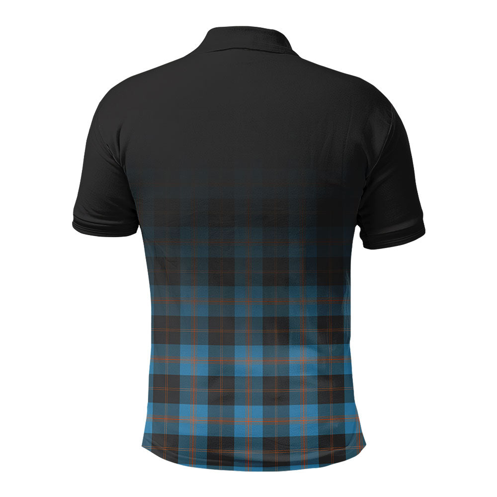 Horsburgh Tartan Crest Polo Shirt - Thistle Black Style