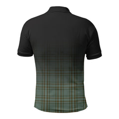 Kelly Dress Tartan Crest Polo Shirt - Thistle Black Style