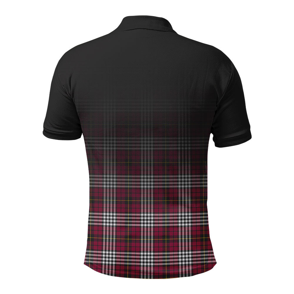 Little Tartan Crest Polo Shirt - Thistle Black Style