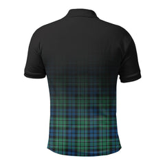MacCallum Ancient Tartan Crest Polo Shirt - Thistle Black Style