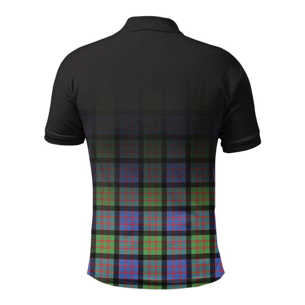 MacDonald Ancient Tartan Crest Polo Shirt - Thistle Black Style