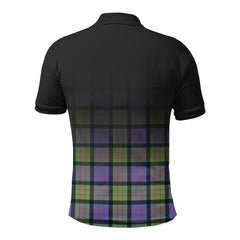 MacDonald Ancient Tartan Crest Polo Shirt - Thistle Black Style