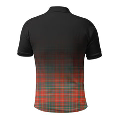 MacDougall Ancient Tartan Crest Polo Shirt - Thistle Black Style