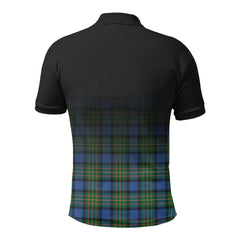 MacLaren Ancient Tartan Crest Polo Shirt - Thistle Black Style