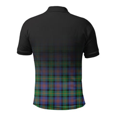 MacLennan Ancient Tartan Crest Polo Shirt - Thistle Black Style