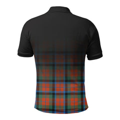 MacNaughton Ancient Tartan Crest Polo Shirt - Thistle Black Style