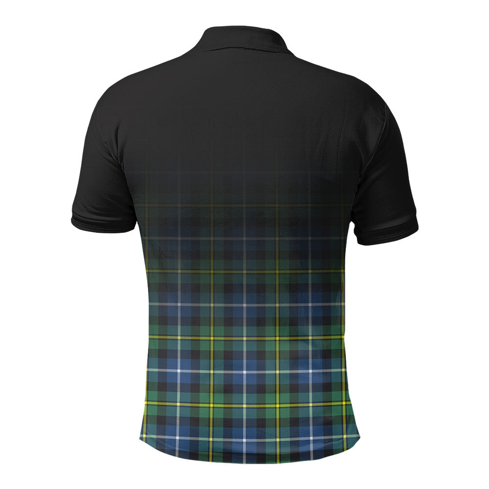 MacNeil of Barra Ancient Tartan Crest Polo Shirt - Thistle Black Style