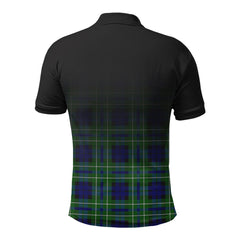 MacNeil of Colonsay Modern Tartan Crest Polo Shirt - Thistle Black Style