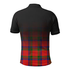 MacNicol (of Scorrybreac) Tartan Crest Polo Shirt - Thistle Black Style