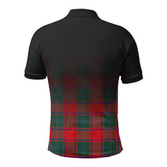 MacPhail Clan Tartan Crest Polo Shirt - Thistle Black Style
