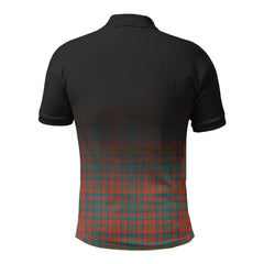 Matheson Ancient Tartan Crest Polo Shirt - Thistle Black Style