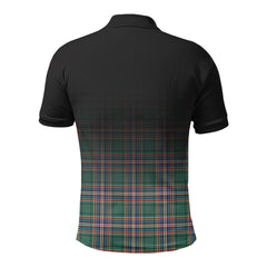 McFarlane Hunting Ancient Tartan Crest Polo Shirt - Thistle Black Style