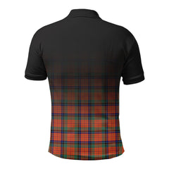 Nicolson Ancient Tartan Crest Polo Shirt - Thistle Black Style