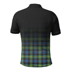 Watson Ancient Tartan Crest Polo Shirt - Thistle Black Style