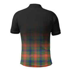 Wilson Ancient Tartan Crest Polo Shirt - Thistle Black Style