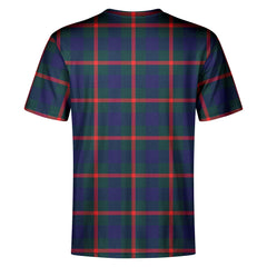 Agnew Modern Tartan Crest T-shirt