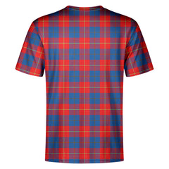 Galloway Red Tartan Crest T-shirt
