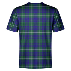 Hamilton Hunting Modern Tartan Crest T-shirt