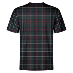 Leslie Hunting Modern Tartan Crest T-shirt
