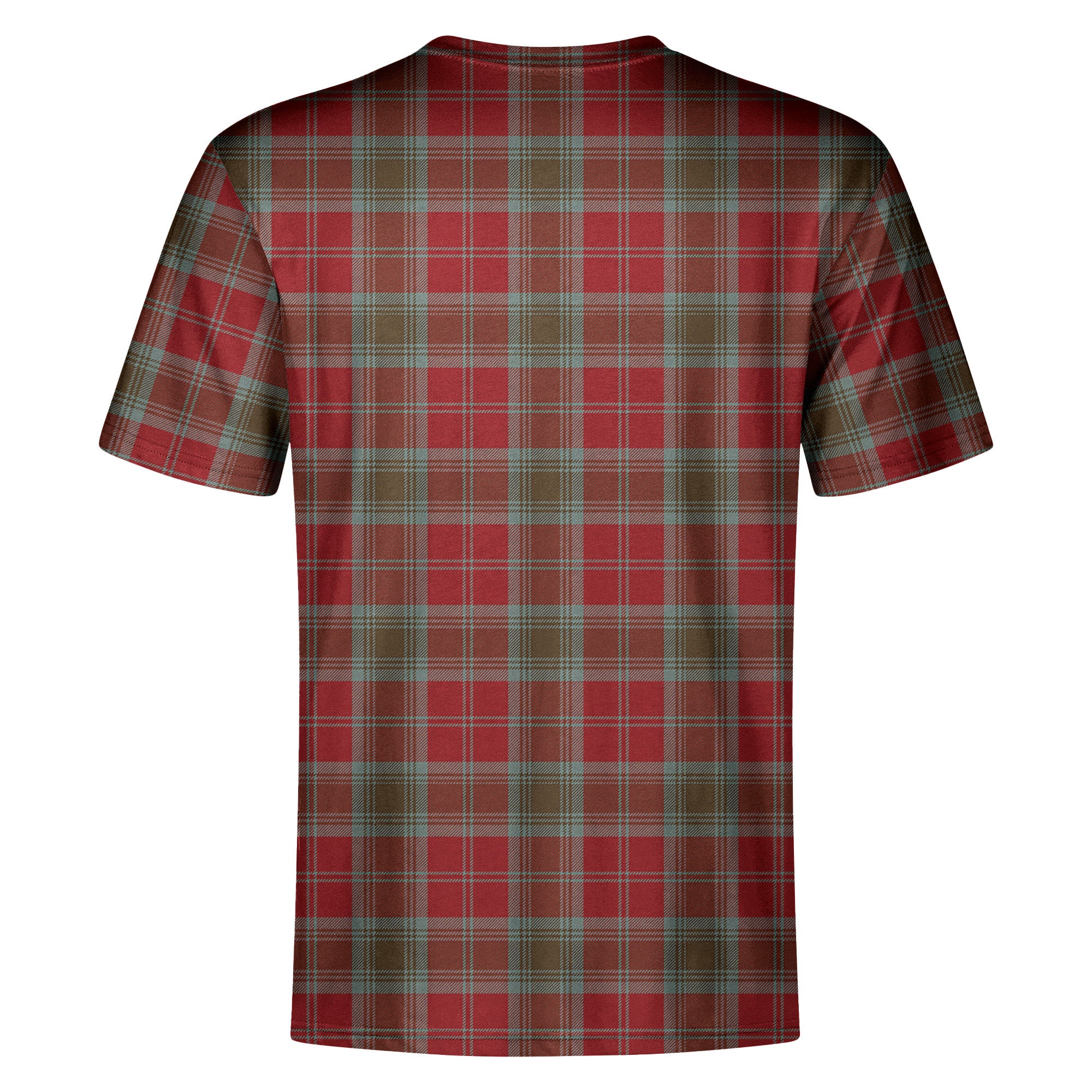 Lindsay Weathered Tartan Crest T-shirt
