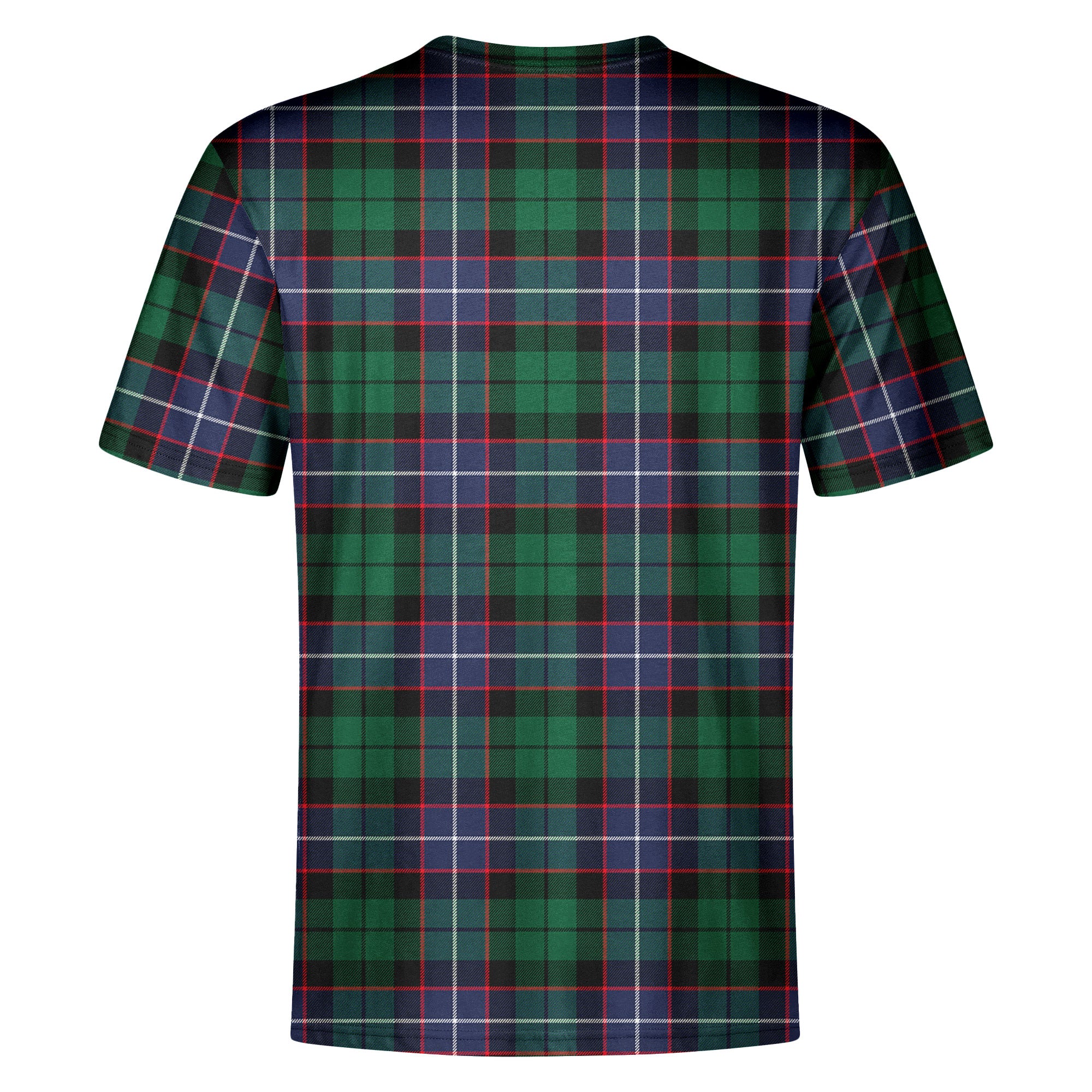 Mitchell Modern Tartan Crest T-shirt
