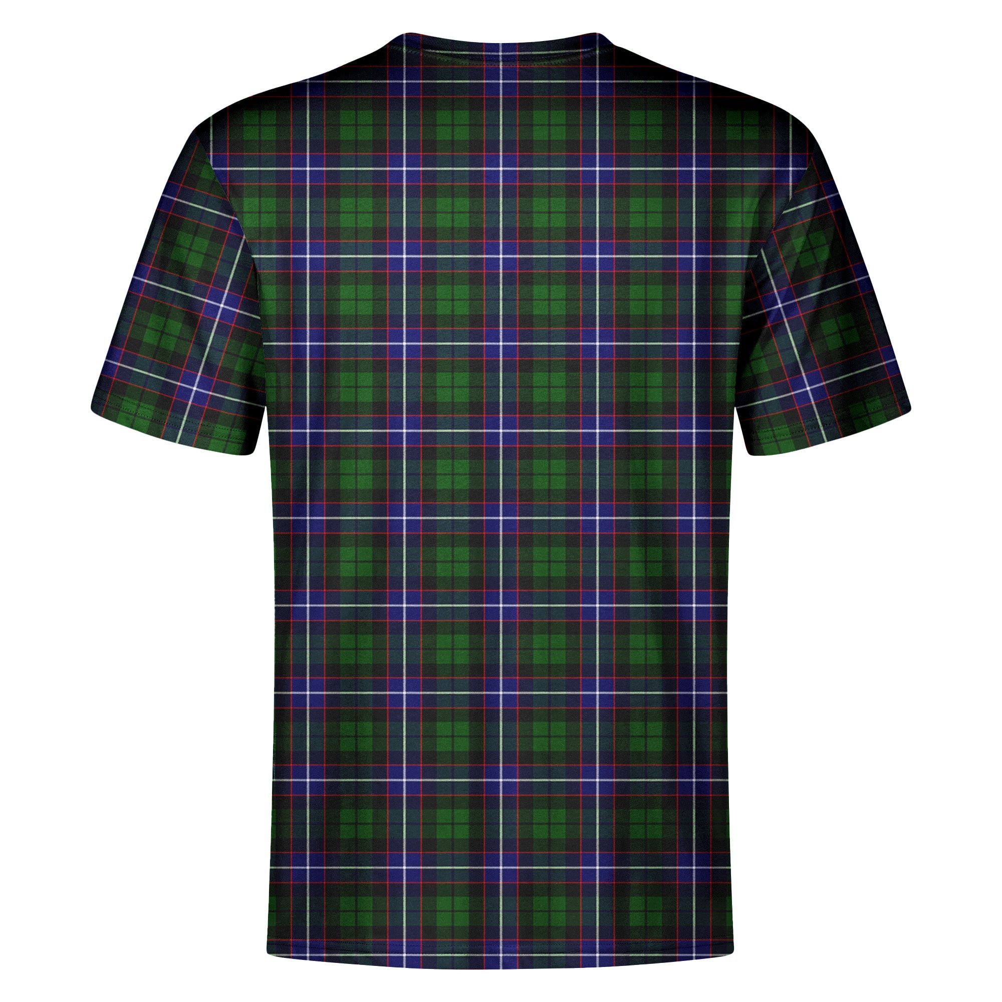 Russell Modern Tartan Crest T-shirt