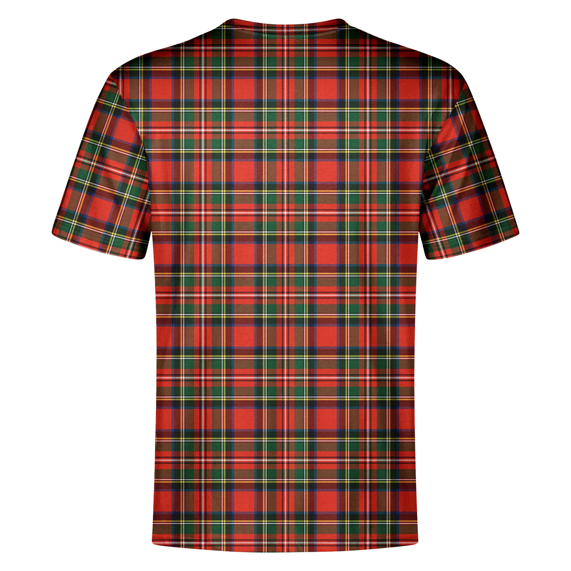 Stewart Royal Modern Tartan Crest T-shirt