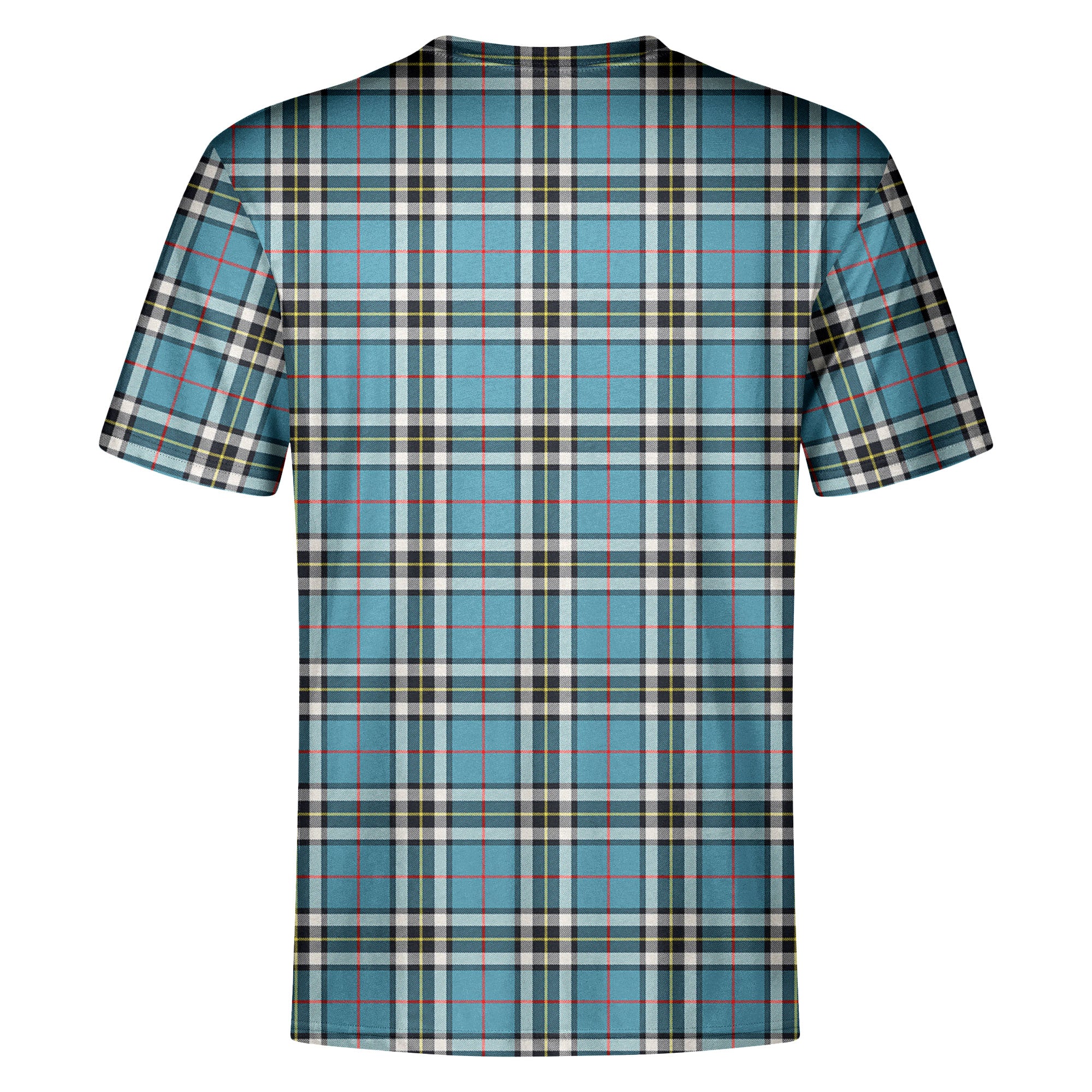 Thomson Blue Tartan Crest T-shirt